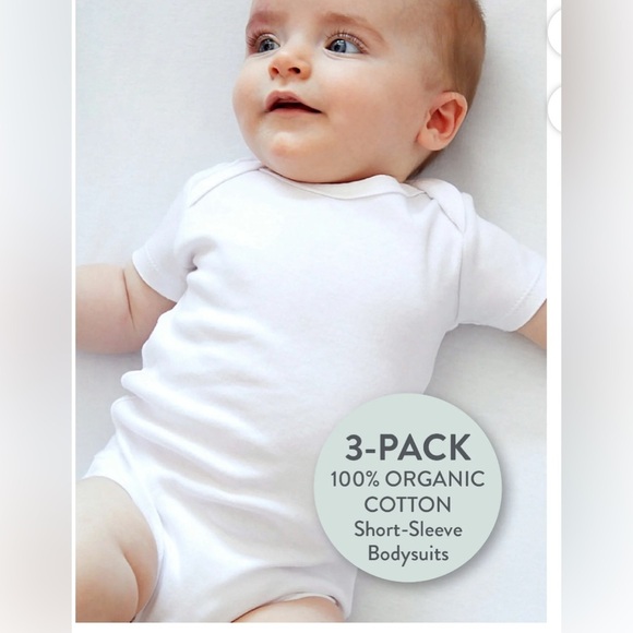 COPY - Honest Baby Clothing Baby Boy or Girl Gender Neutral Organic Cotton Shor… - Picture 2 of 10
